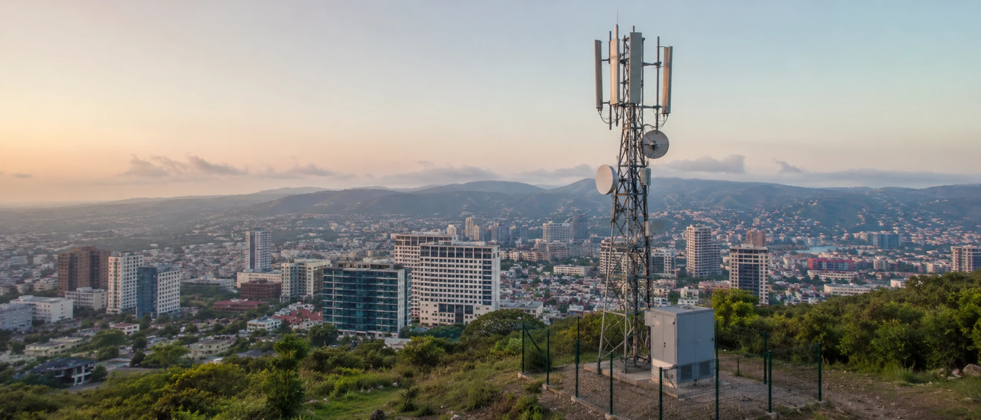 Editorial photograph for the Telecommunications & Internet solution.