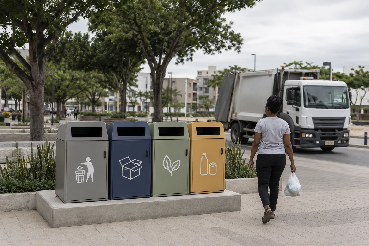 Editorial photograph for the Cleaner cities through better waste and circular systems archetype.